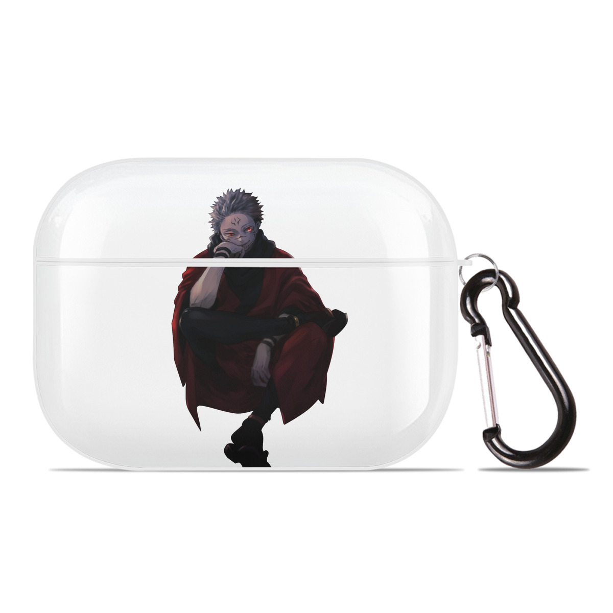 （画像用） 呪術廻戦 Jujutsu Kaisen 【AirPods Pro用】ハードシェル保護ケース 耐衝撃・防指紋・カラビナ付き商品仕様