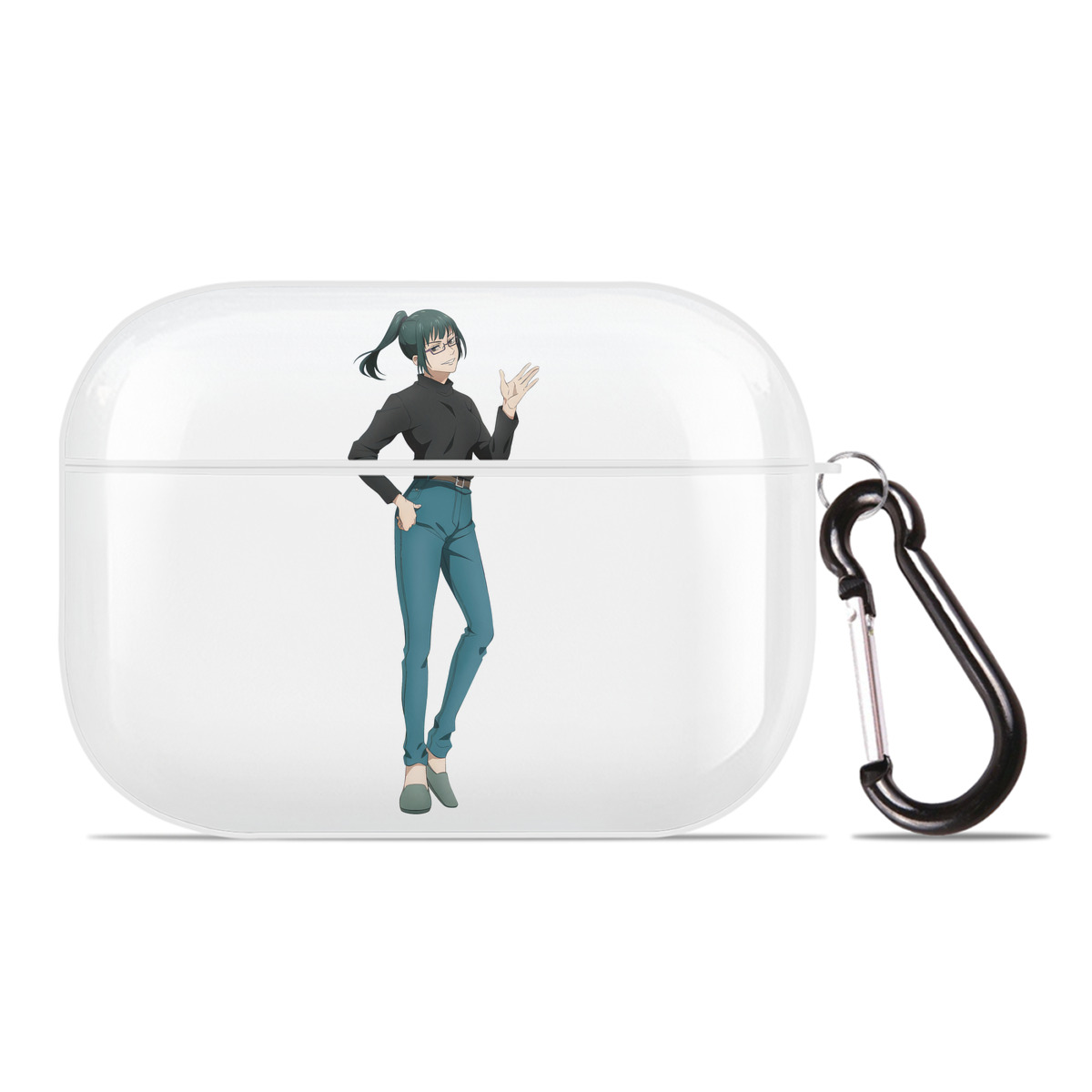 （画像用） 呪術廻戦 Jujutsu Kaisen 【AirPods Pro用】ハードシェル保護ケース 耐衝撃・防指紋・カラビナ付き商品仕様