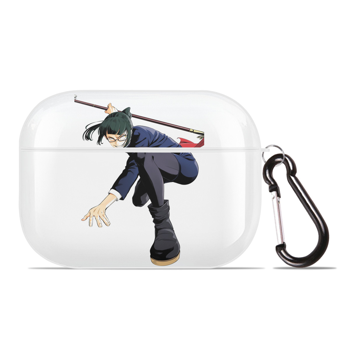 （画像用） 呪術廻戦 Jujutsu Kaisen 【AirPods Pro用】ハードシェル保護ケース 耐衝撃・防指紋・カラビナ付き商品仕様