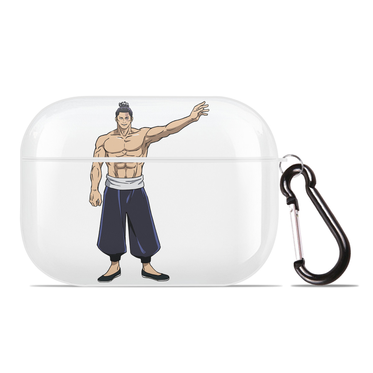 （画像用） 呪術廻戦 Jujutsu Kaisen 【AirPods Pro用】ハードシェル保護ケース 耐衝撃・防指紋・カラビナ付き商品仕様