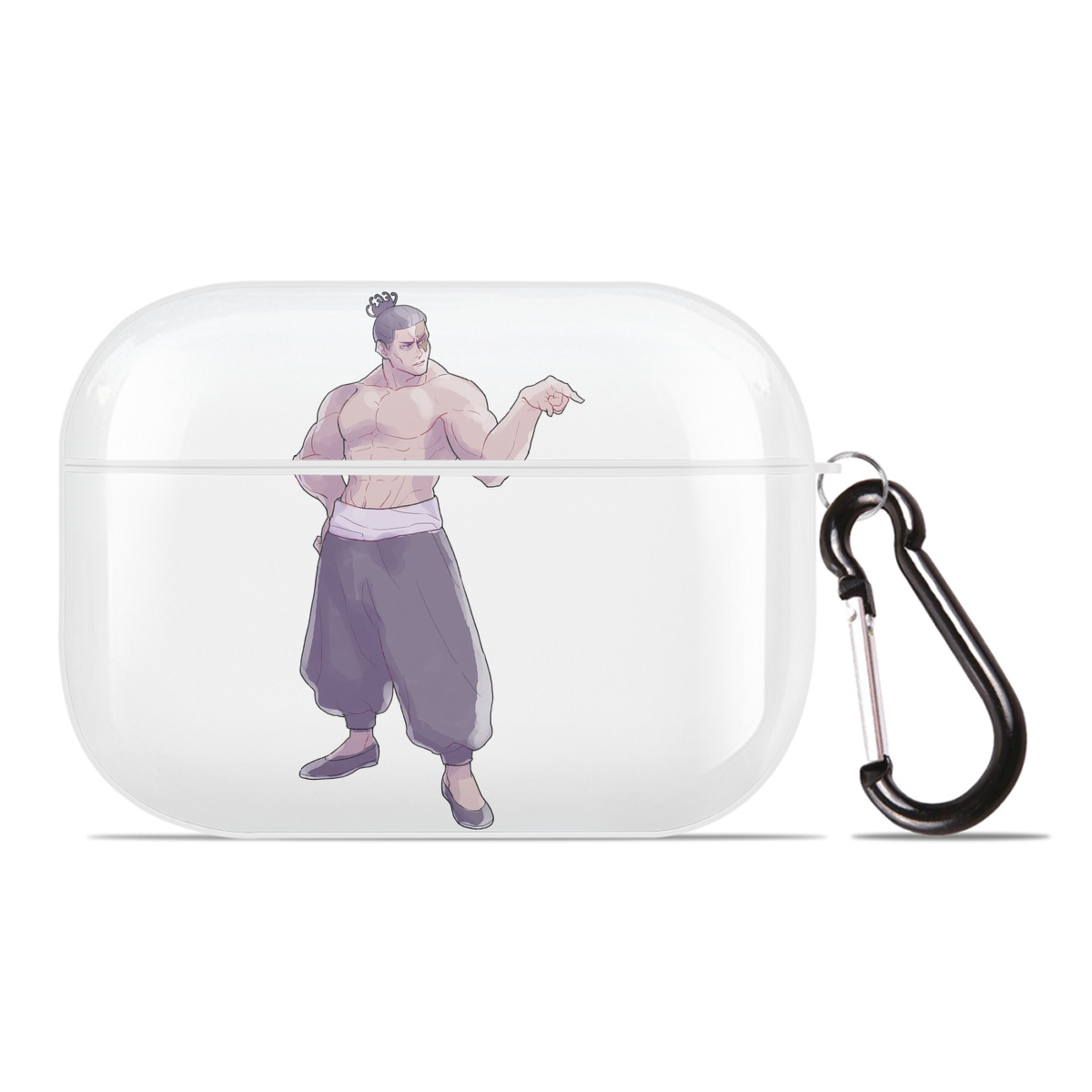 （画像用） 呪術廻戦 Jujutsu Kaisen 【AirPods Pro用】ハードシェル保護ケース 耐衝撃・防指紋・カラビナ付き商品仕様