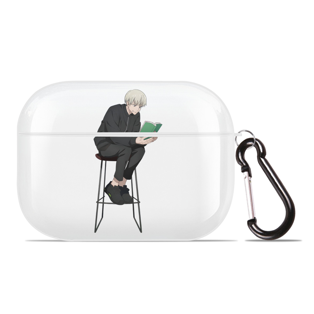 （画像用） 呪術廻戦 Jujutsu Kaisen 【AirPods Pro用】ハードシェル保護ケース 耐衝撃・防指紋・カラビナ付き商品仕様