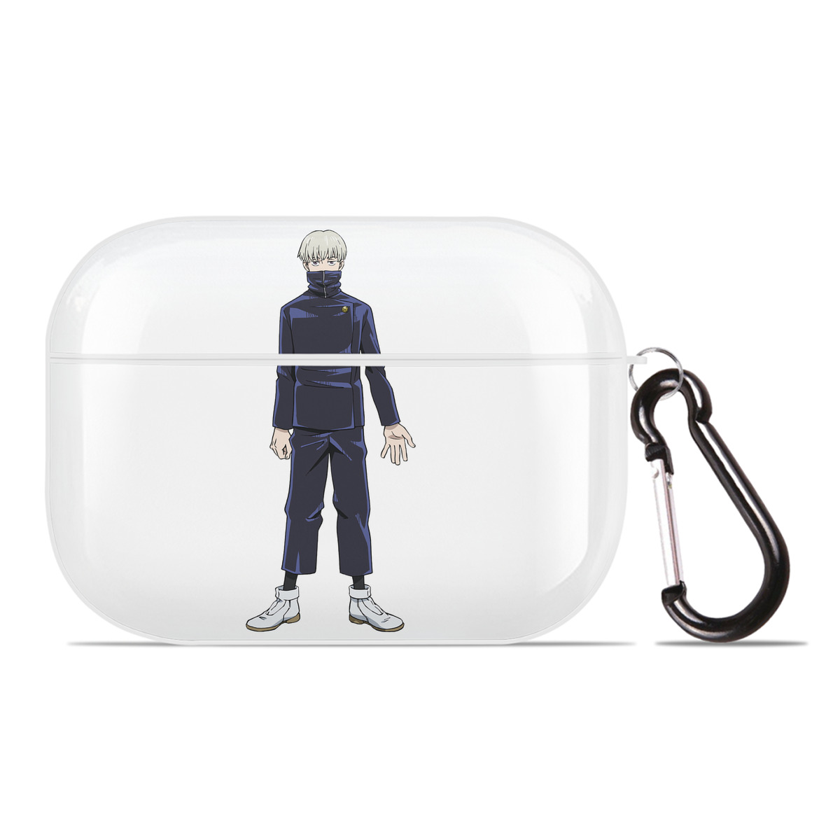 （画像用） 呪術廻戦 Jujutsu Kaisen 【AirPods Pro用】ハードシェル保護ケース 耐衝撃・防指紋・カラビナ付き商品仕様