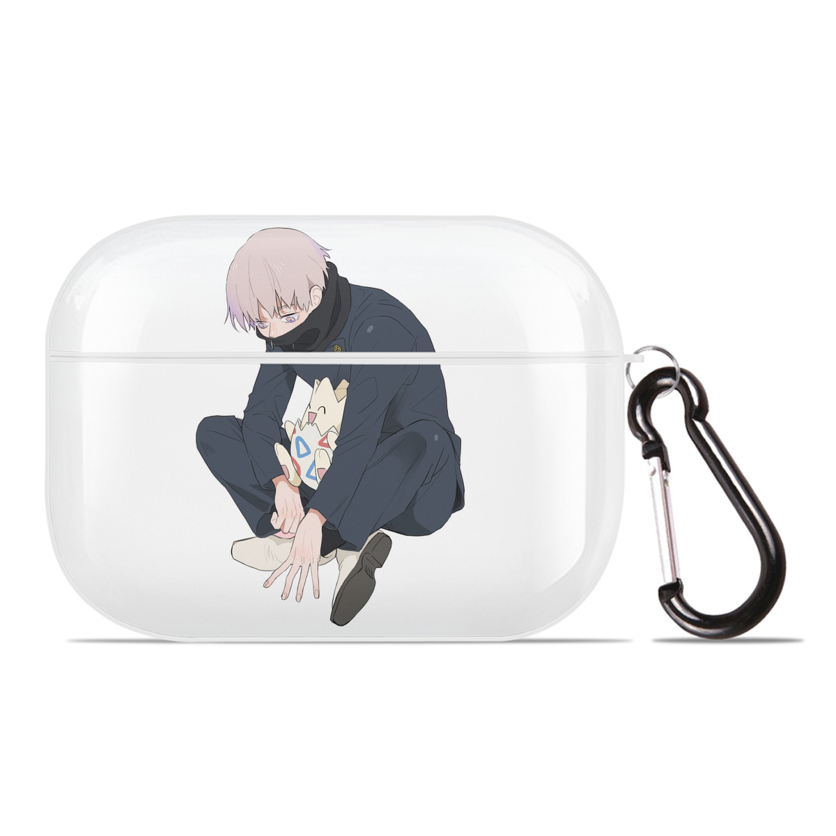 （画像用） 呪術廻戦 Jujutsu Kaisen 【AirPods Pro用】ハードシェル保護ケース 耐衝撃・防指紋・カラビナ付き商品仕様