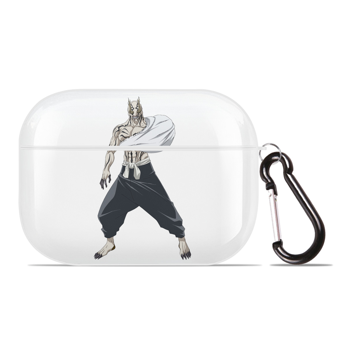 （画像用） 呪術廻戦 Jujutsu Kaisen 【AirPods Pro用】ハードシェル保護ケース 耐衝撃・防指紋・カラビナ付き商品仕様