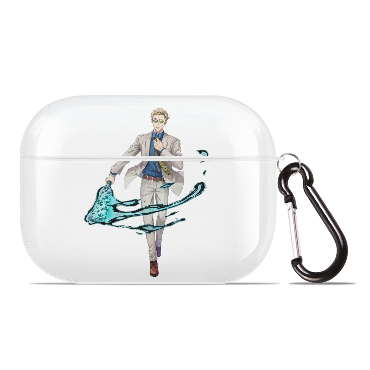 （画像用） 呪術廻戦 Jujutsu Kaisen 【AirPods Pro用】ハードシェル保護ケース 耐衝撃・防指紋・カラビナ付き商品仕様