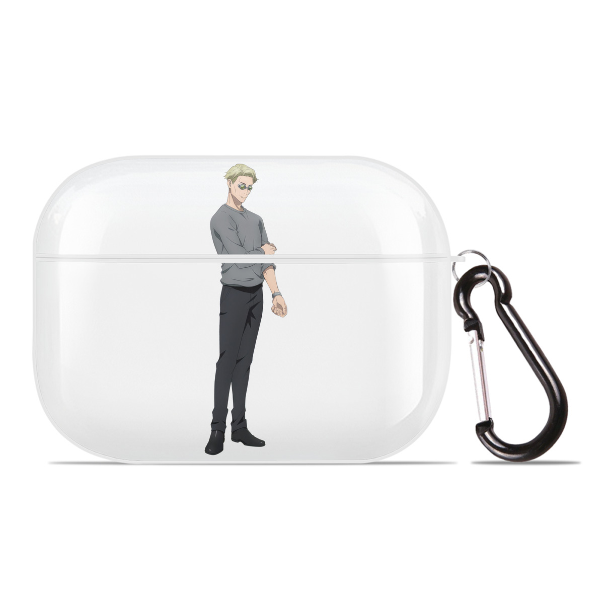 （画像用） 呪術廻戦 Jujutsu Kaisen 【AirPods Pro用】ハードシェル保護ケース 耐衝撃・防指紋・カラビナ付き商品仕様