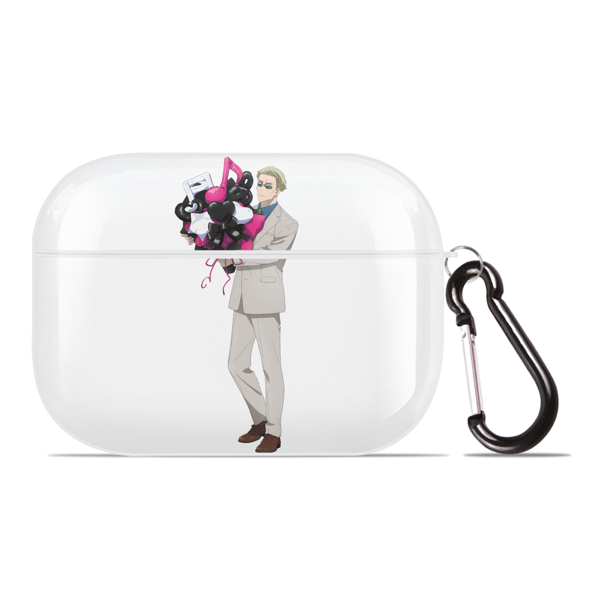 （画像用） 呪術廻戦 Jujutsu Kaisen 【AirPods Pro用】ハードシェル保護ケース 耐衝撃・防指紋・カラビナ付き商品仕様