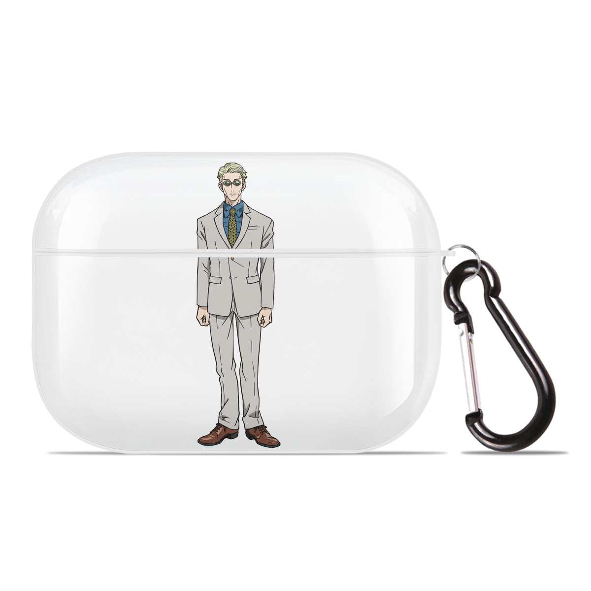 （画像用） 呪術廻戦 Jujutsu Kaisen 【AirPods Pro用】ハードシェル保護ケース 耐衝撃・防指紋・カラビナ付き商品仕様