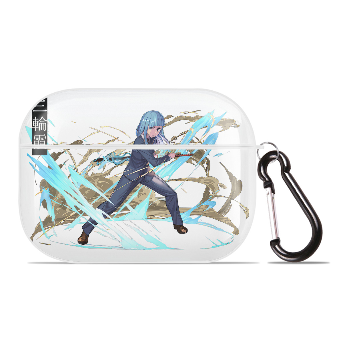 （画像用） 呪術廻戦 Jujutsu Kaisen 【AirPods Pro用】ハードシェル保護ケース 耐衝撃・防指紋・カラビナ付き商品仕様