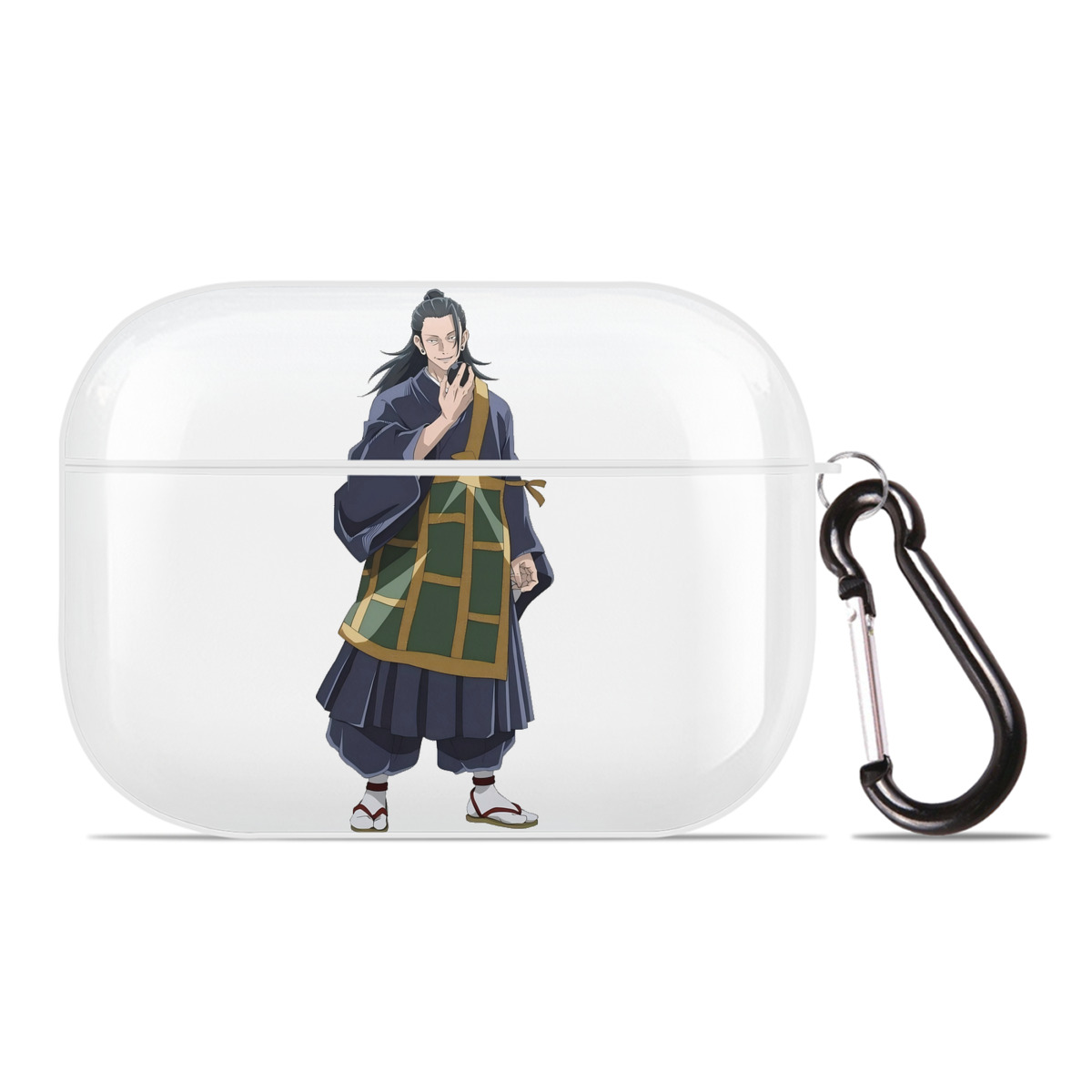 （画像用） 呪術廻戦 Jujutsu Kaisen 【AirPods Pro用】ハードシェル保護ケース 耐衝撃・防指紋・カラビナ付き商品仕様
