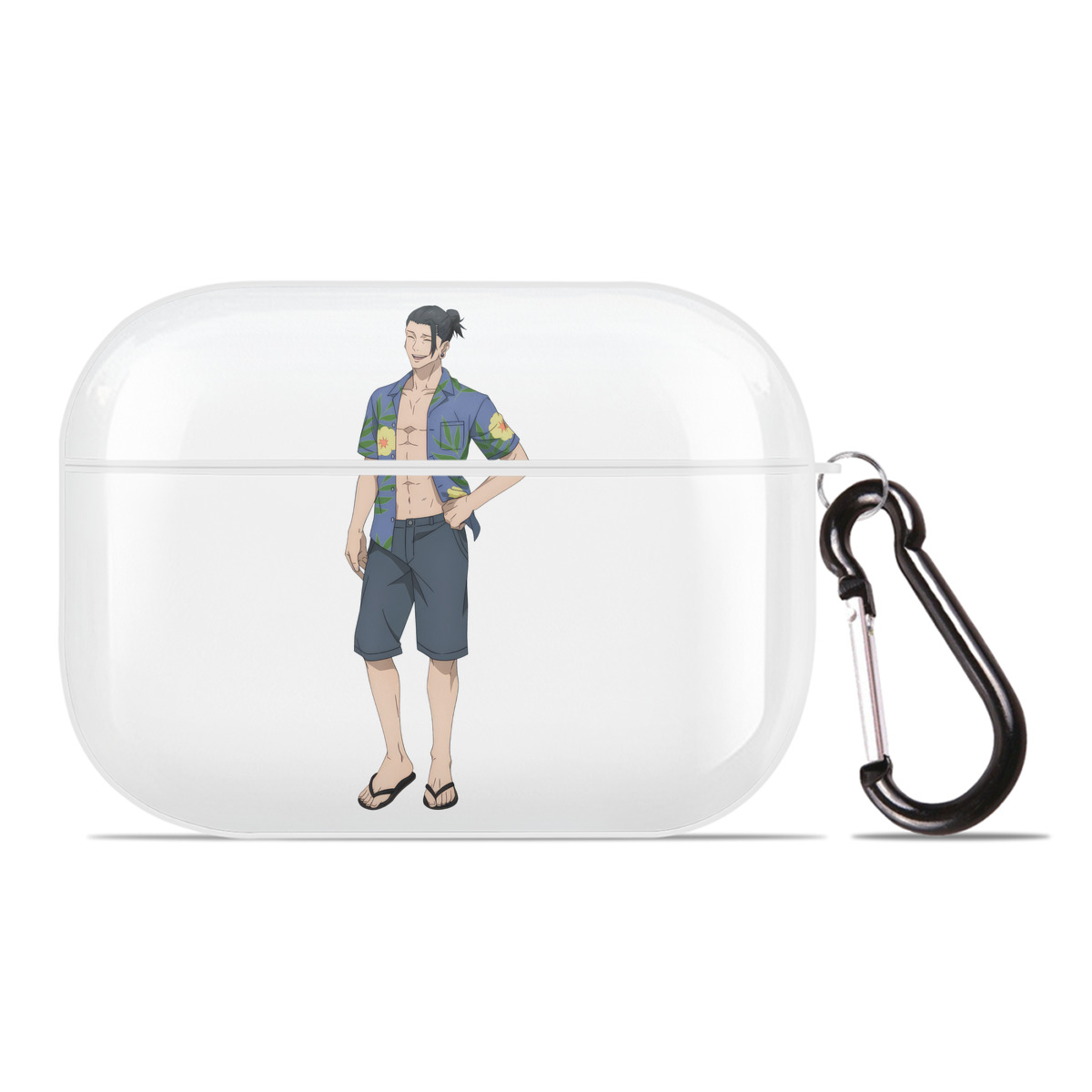 （画像用） 呪術廻戦 Jujutsu Kaisen 【AirPods Pro用】ハードシェル保護ケース 耐衝撃・防指紋・カラビナ付き商品仕様