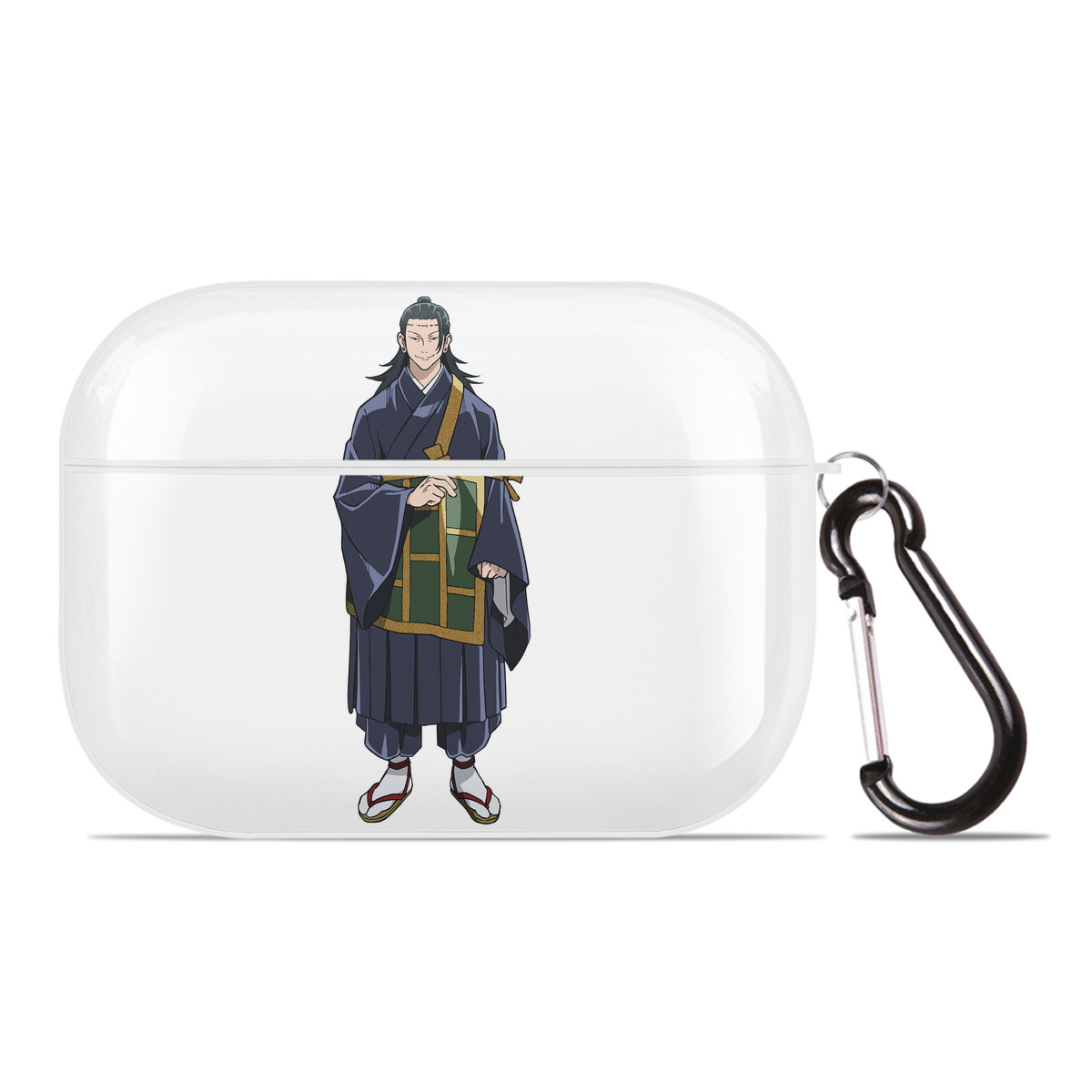 （画像用） 呪術廻戦 Jujutsu Kaisen 【AirPods Pro用】ハードシェル保護ケース 耐衝撃・防指紋・カラビナ付き商品仕様