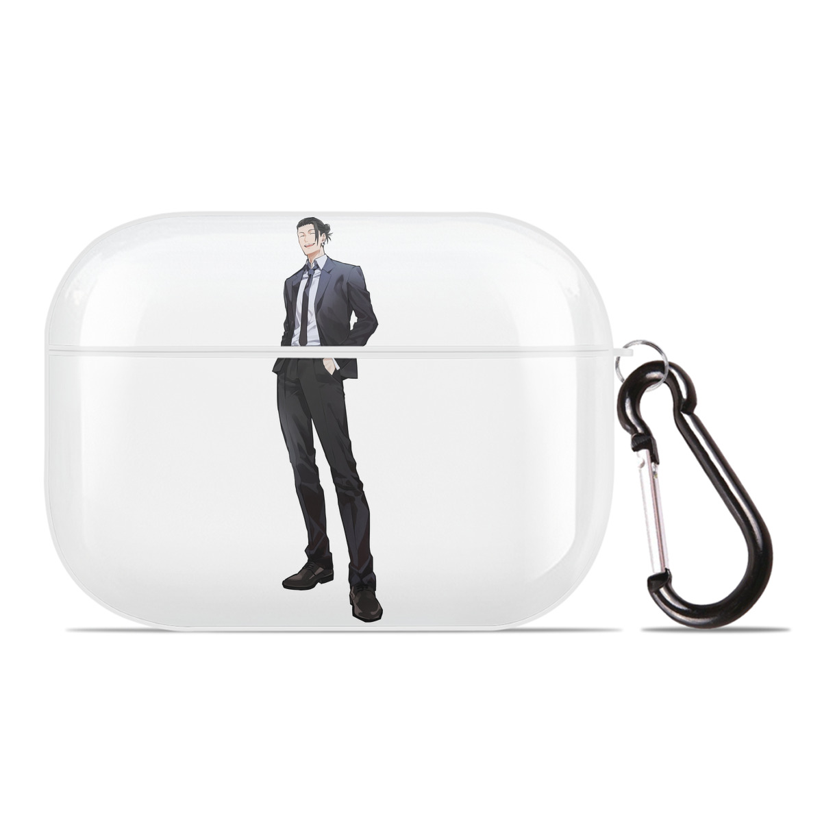（画像用） 呪術廻戦 Jujutsu Kaisen 【AirPods Pro用】ハードシェル保護ケース 耐衝撃・防指紋・カラビナ付き商品仕様
