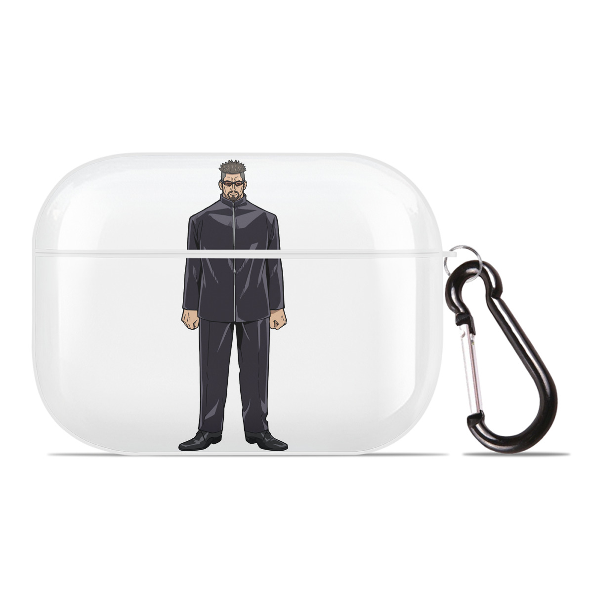 （画像用） 呪術廻戦 Jujutsu Kaisen 【AirPods Pro用】ハードシェル保護ケース 耐衝撃・防指紋・カラビナ付き商品仕様