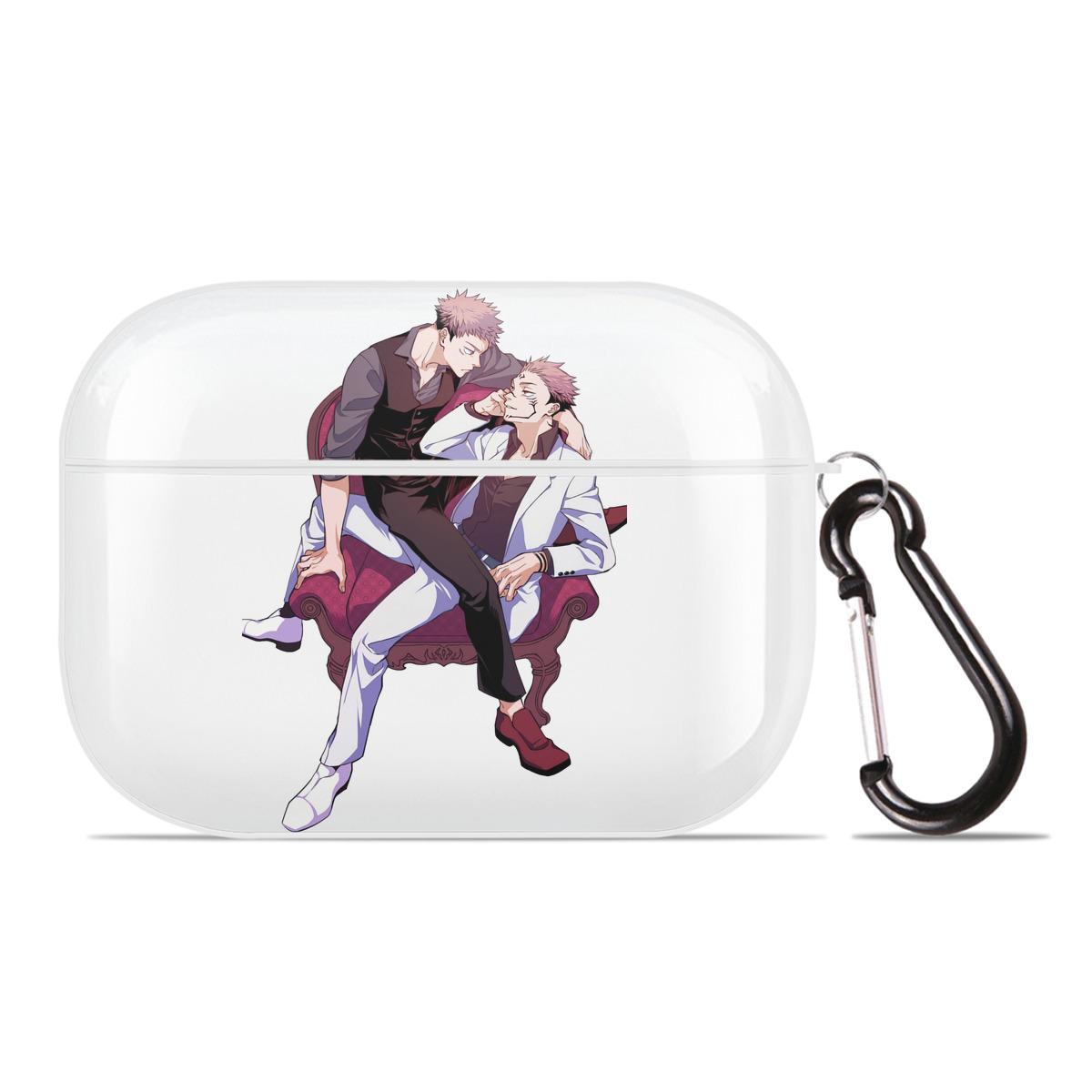 （画像用） 呪術廻戦 Jujutsu Kaisen 【AirPods Pro用】ハードシェル保護ケース 耐衝撃・防指紋・カラビナ付き商品仕様
