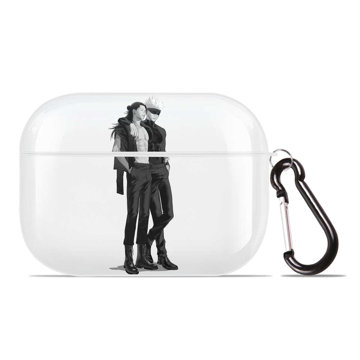 （画像用） 呪術廻戦 Jujutsu Kaisen 【AirPods Pro用】ハードシェル保護ケース 耐衝撃・防指紋・カラビナ付き商品仕様