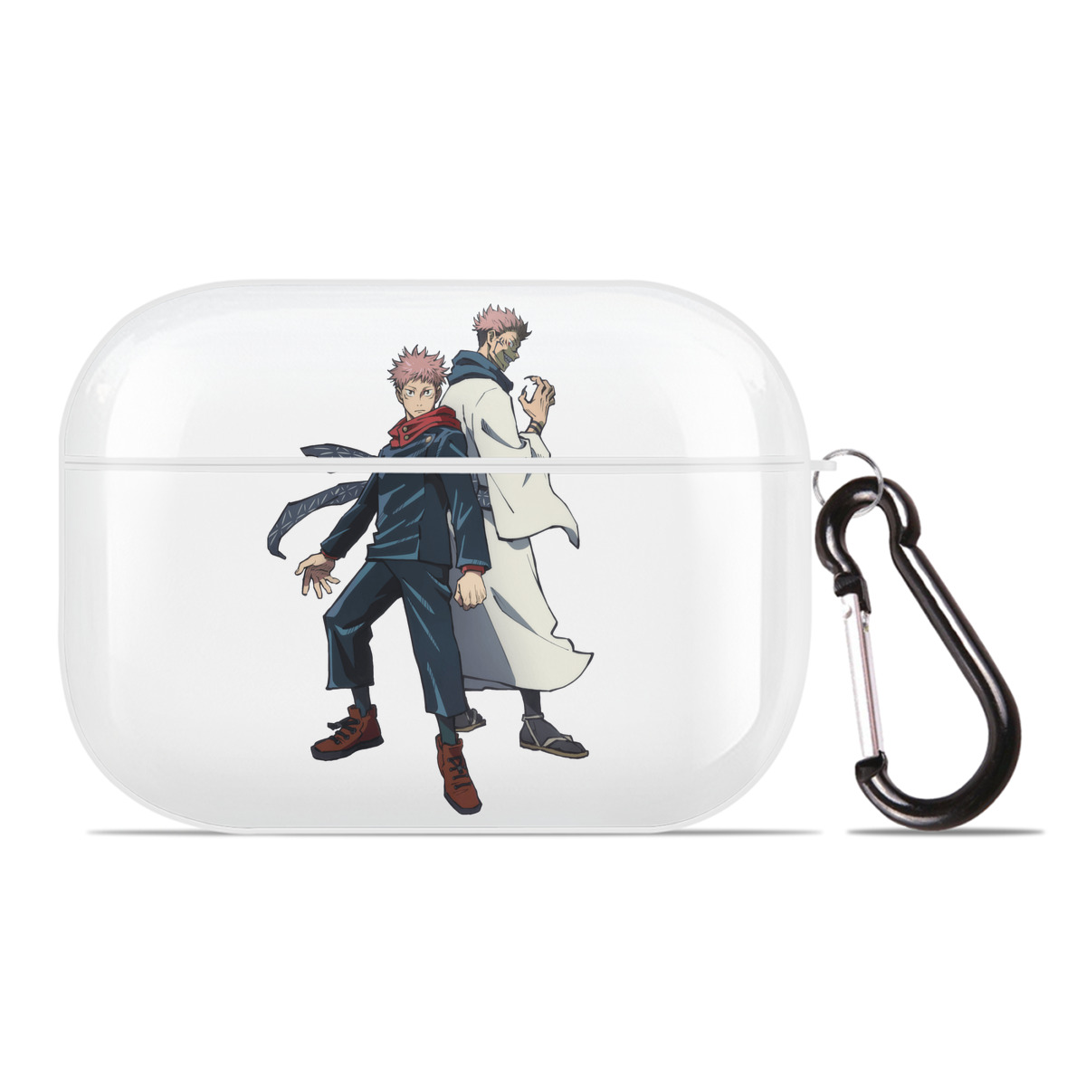 （画像用） 呪術廻戦 Jujutsu Kaisen 【AirPods Pro用】ハードシェル保護ケース 耐衝撃・防指紋・カラビナ付き商品仕様