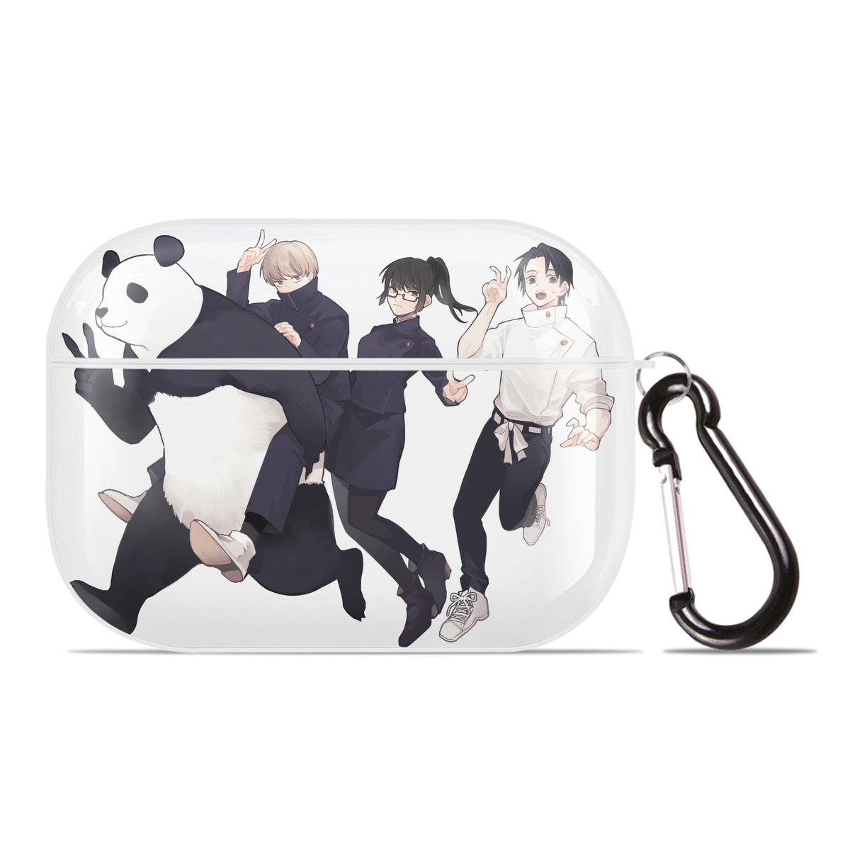 （画像用） 呪術廻戦 Jujutsu Kaisen 【AirPods Pro用】ハードシェル保護ケース 耐衝撃・防指紋・カラビナ付き商品仕様