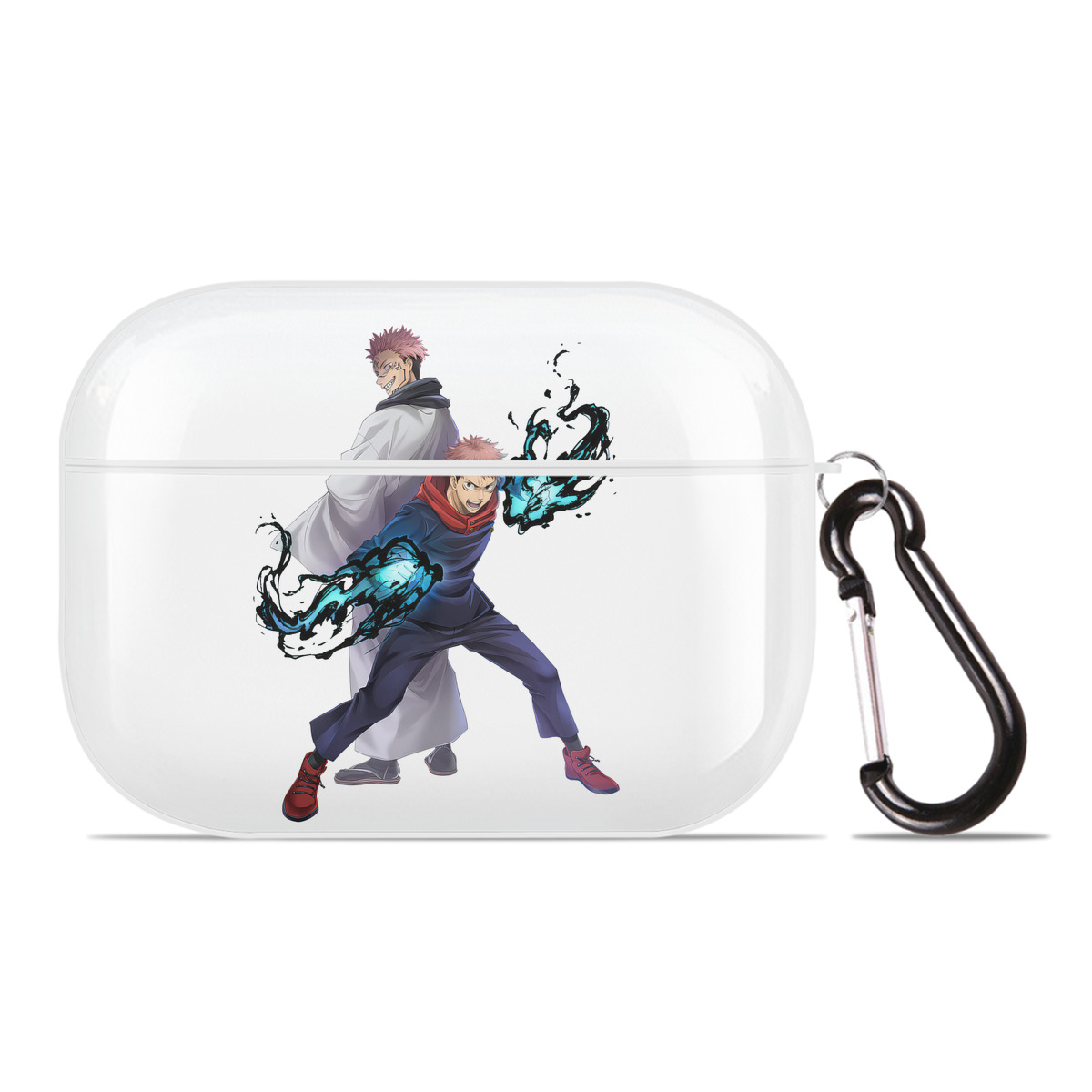 （画像用） 呪術廻戦 Jujutsu Kaisen 【AirPods Pro用】ハードシェル保護ケース 耐衝撃・防指紋・カラビナ付き商品仕様