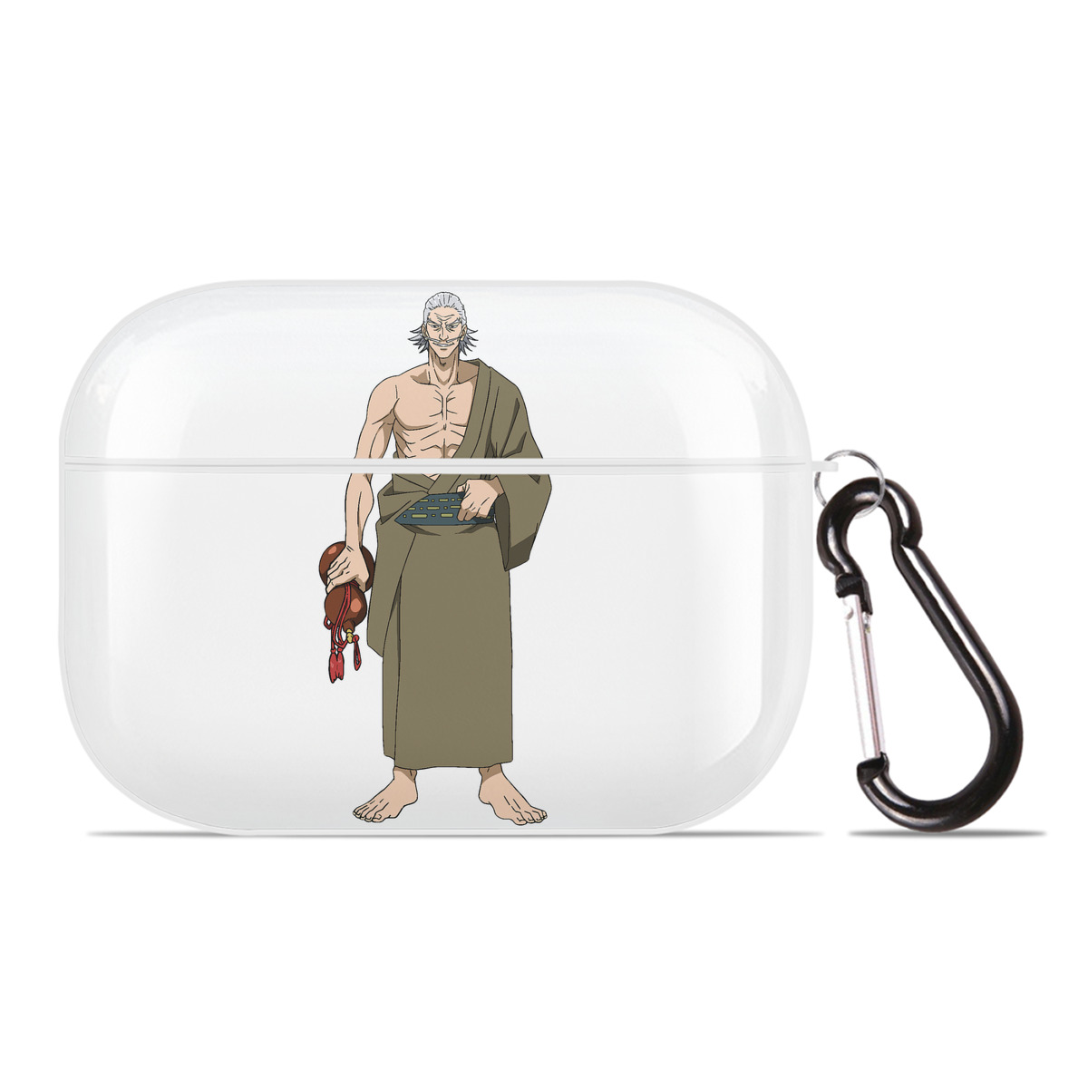 （画像用） 呪術廻戦 Jujutsu Kaisen 【AirPods Pro用】ハードシェル保護ケース 耐衝撃・防指紋・カラビナ付き商品仕様