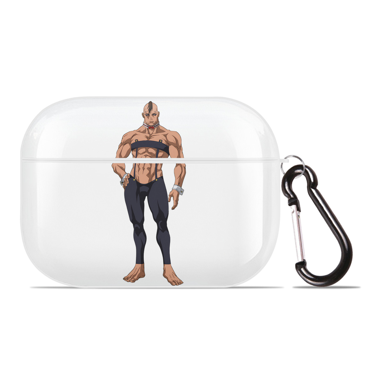 （画像用） 呪術廻戦 Jujutsu Kaisen 【AirPods Pro用】ハードシェル保護ケース 耐衝撃・防指紋・カラビナ付き商品仕様