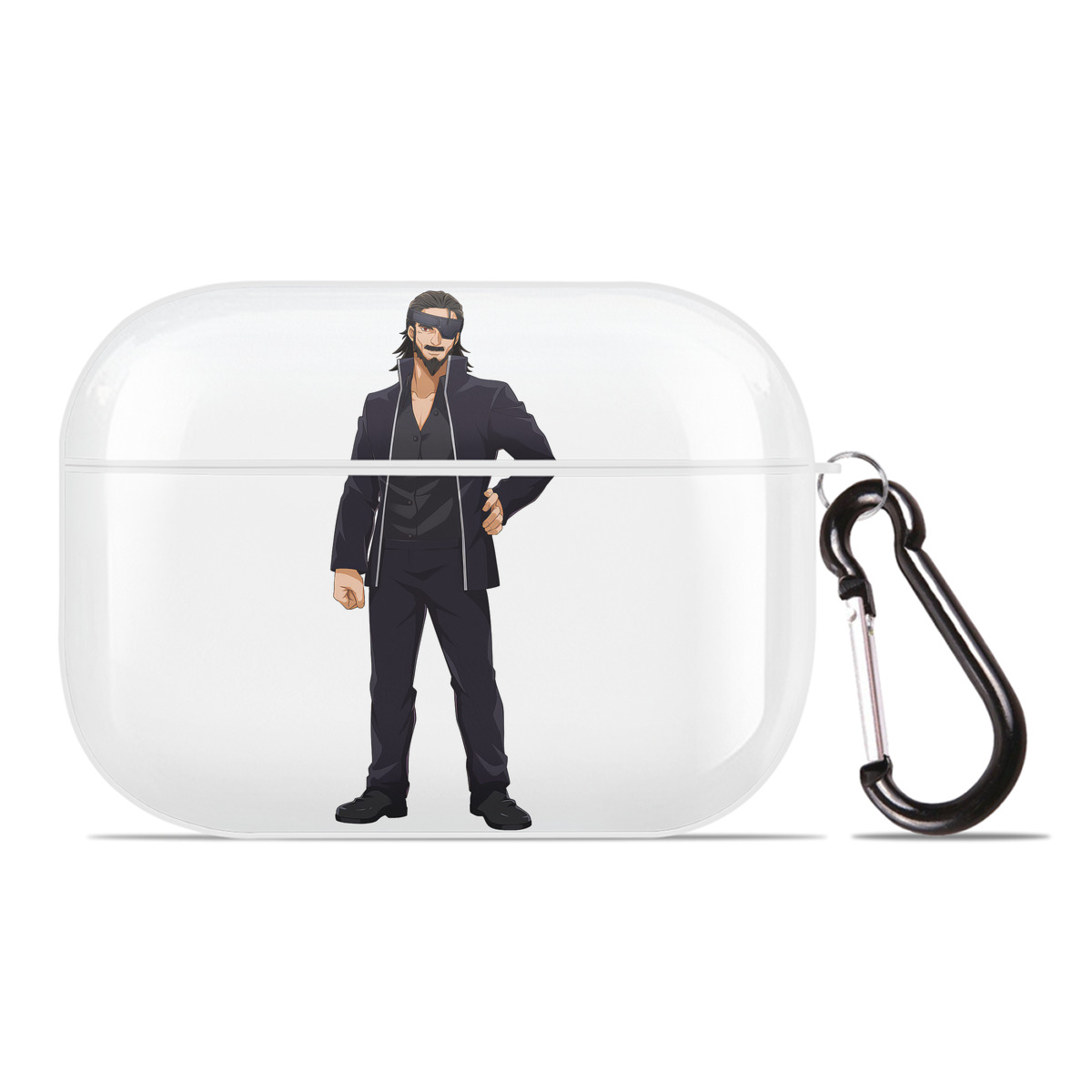 （画像用） 呪術廻戦 Jujutsu Kaisen 【AirPods Pro用】ハードシェル保護ケース 耐衝撃・防指紋・カラビナ付き商品仕様