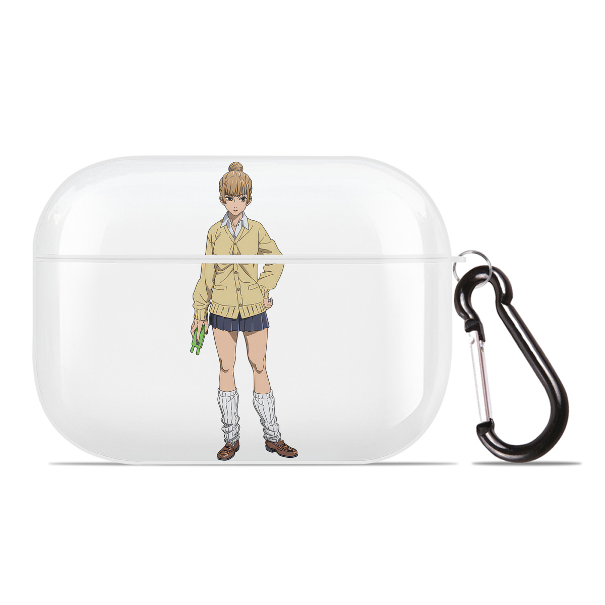（画像用） 呪術廻戦 Jujutsu Kaisen 【AirPods Pro用】ハードシェル保護ケース 耐衝撃・防指紋・カラビナ付き商品仕様