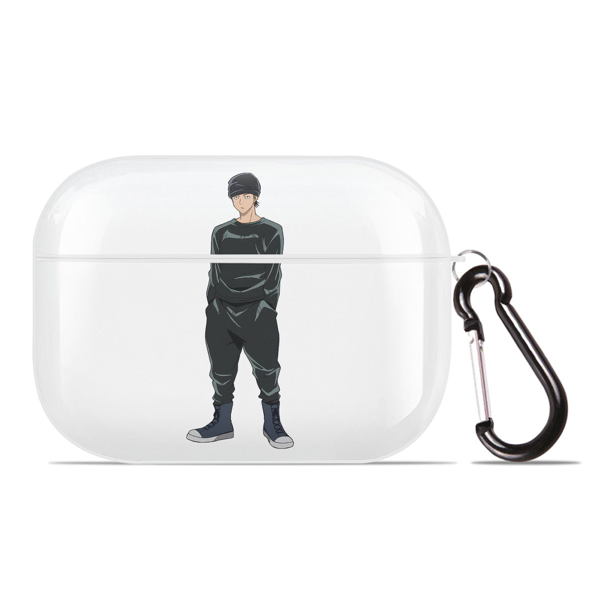 （画像用） 呪術廻戦 Jujutsu Kaisen 【AirPods Pro用】ハードシェル保護ケース 耐衝撃・防指紋・カラビナ付き商品仕様