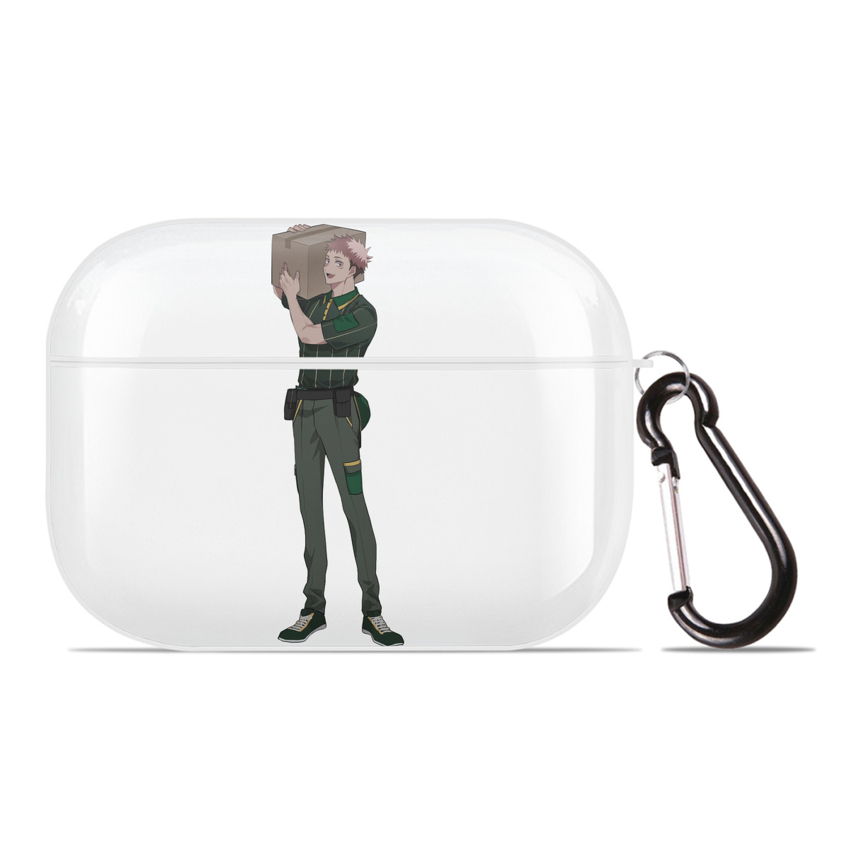 （画像用） 呪術廻戦 Jujutsu Kaisen 【AirPods Pro用】ハードシェル保護ケース 耐衝撃・防指紋・カラビナ付き商品仕様