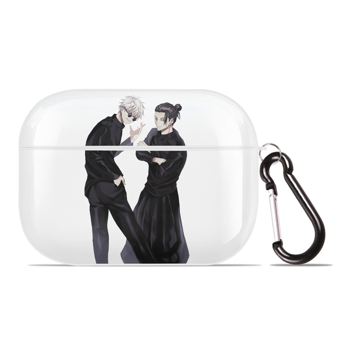 （画像用） 呪術廻戦 Jujutsu Kaisen 【AirPods Pro用】ハードシェル保護ケース 耐衝撃・防指紋・カラビナ付き商品仕様