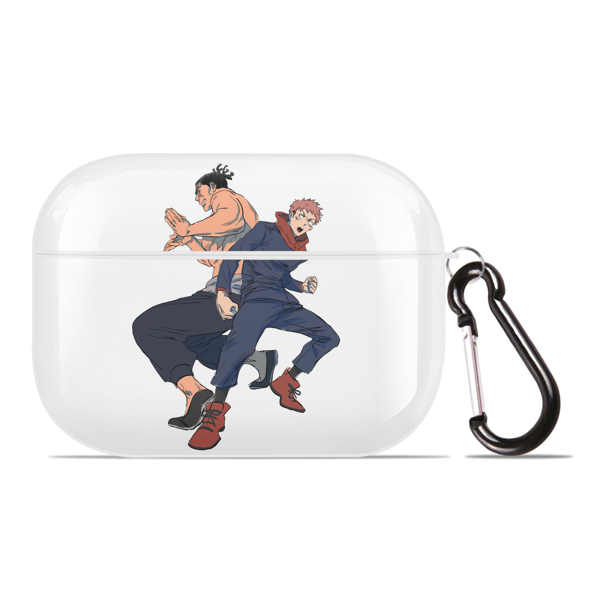 （画像用） 呪術廻戦 Jujutsu Kaisen 【AirPods Pro用】ハードシェル保護ケース 耐衝撃・防指紋・カラビナ付き商品仕様