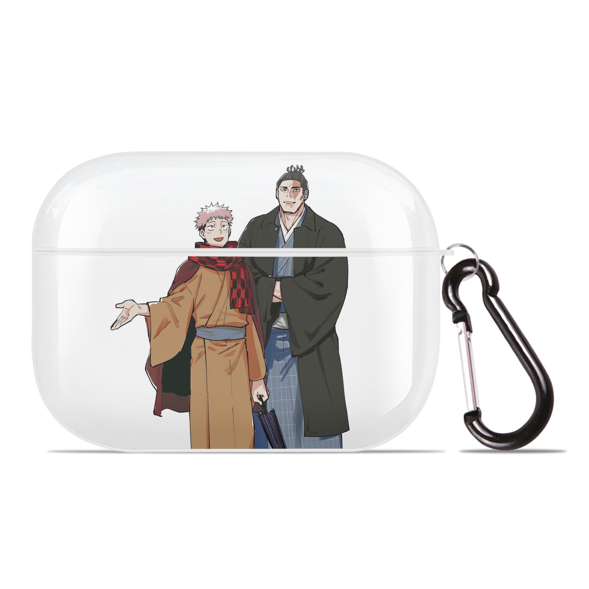 （画像用） 呪術廻戦 Jujutsu Kaisen 【AirPods Pro用】ハードシェル保護ケース 耐衝撃・防指紋・カラビナ付き商品仕様