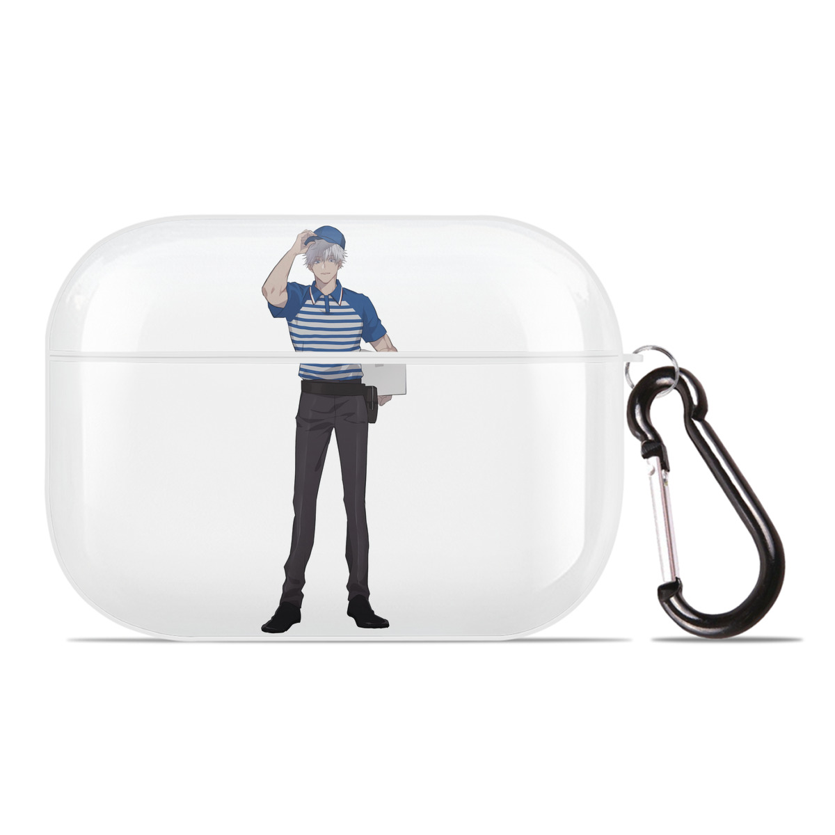 （画像用） 呪術廻戦 Jujutsu Kaisen 【AirPods Pro用】ハードシェル保護ケース 耐衝撃・防指紋・カラビナ付き商品仕様
