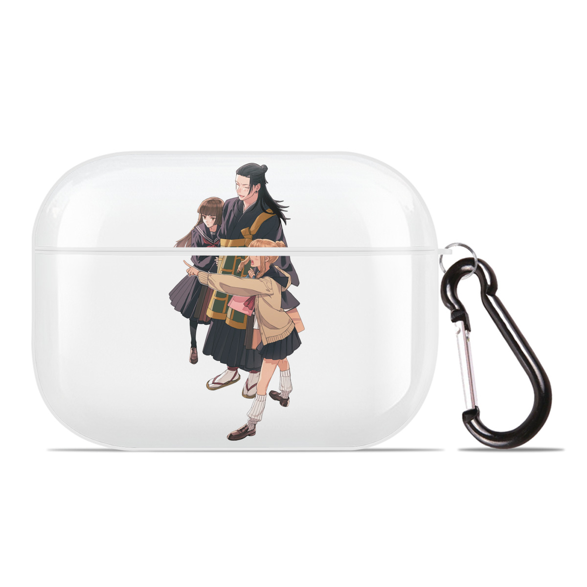 （画像用） 呪術廻戦 Jujutsu Kaisen 【AirPods Pro用】ハードシェル保護ケース 耐衝撃・防指紋・カラビナ付き商品仕様