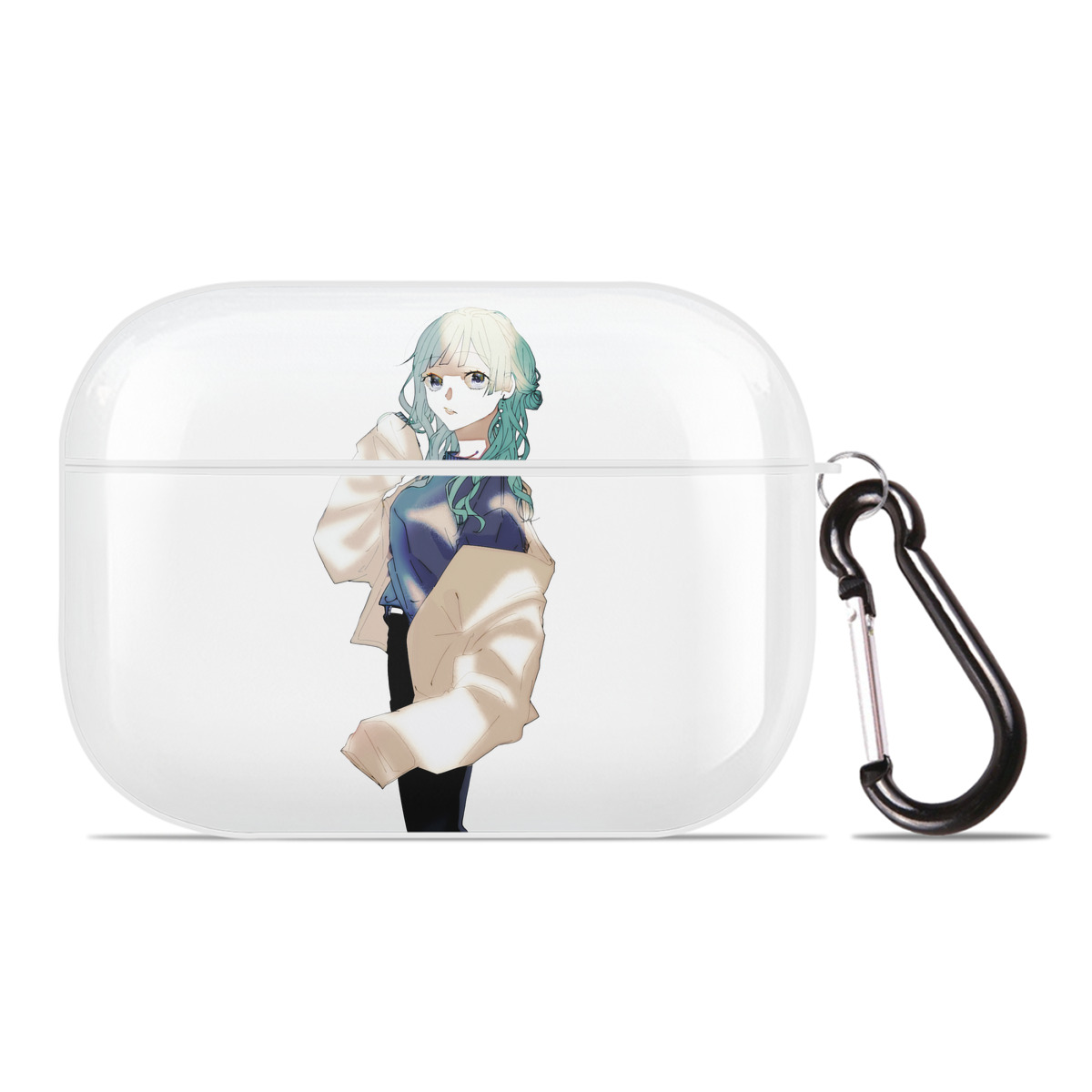 （画像用） 呪術廻戦 Jujutsu Kaisen 【AirPods Pro用】ハードシェル保護ケース 耐衝撃・防指紋・カラビナ付き商品仕様