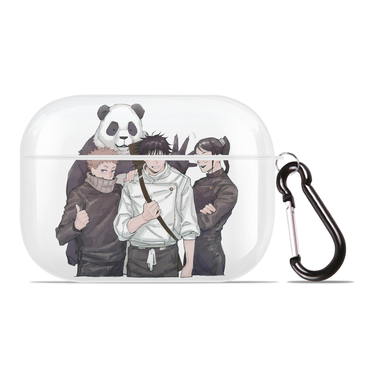 （画像用） 呪術廻戦 Jujutsu Kaisen 【AirPods Pro用】ハードシェル保護ケース 耐衝撃・防指紋・カラビナ付き商品仕様