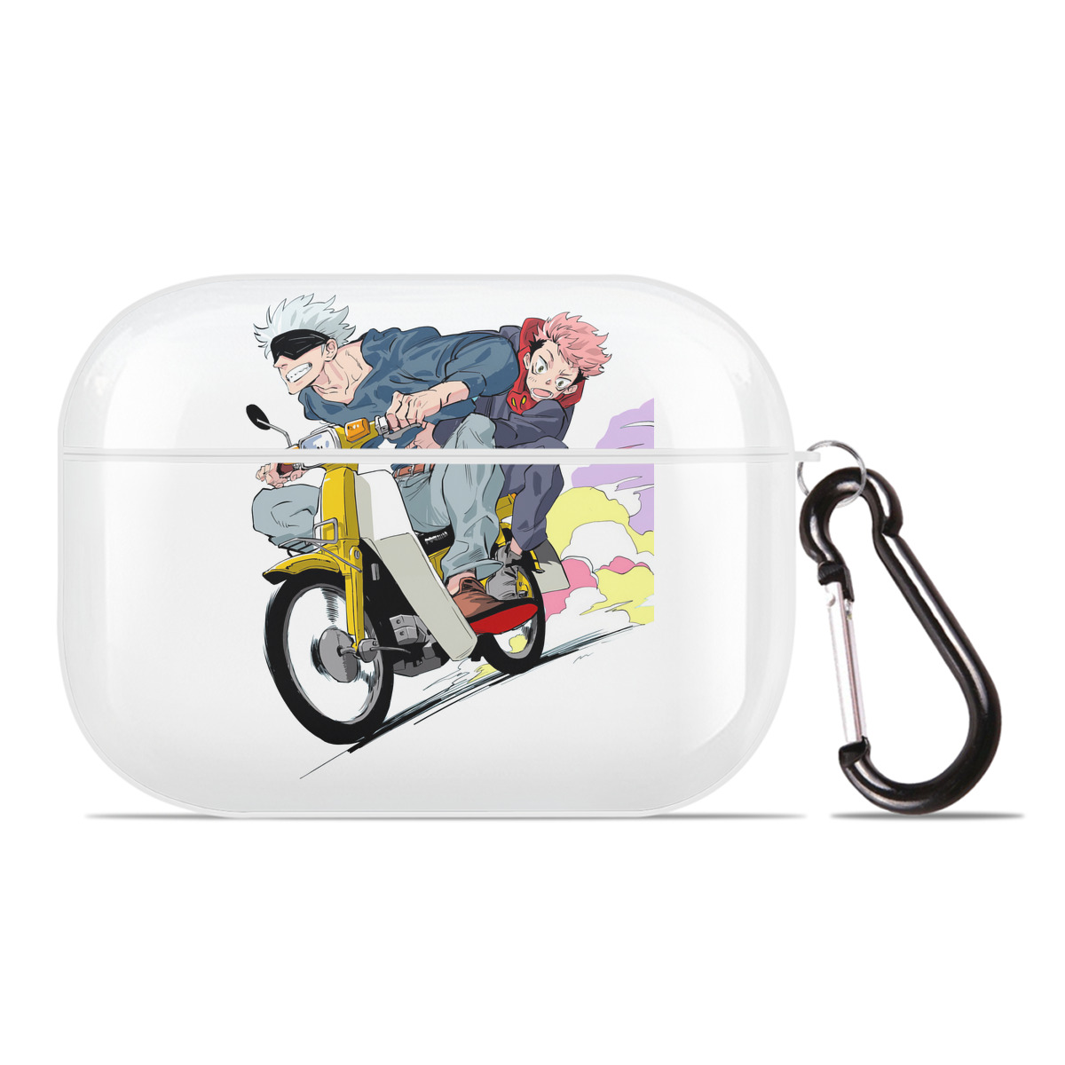 （画像用） 呪術廻戦 Jujutsu Kaisen 【AirPods Pro用】ハードシェル保護ケース 耐衝撃・防指紋・カラビナ付き商品仕様
