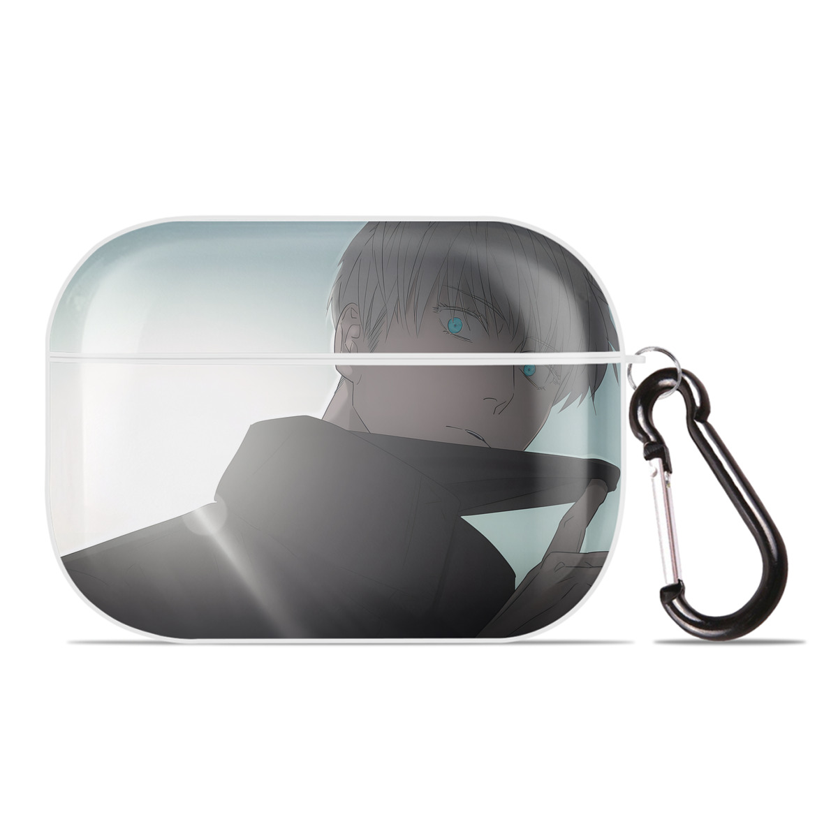 （画像用） 呪術廻戦 Jujutsu Kaisen 【AirPods Pro用】ハードシェル保護ケース 耐衝撃・防指紋・カラビナ付き商品仕様