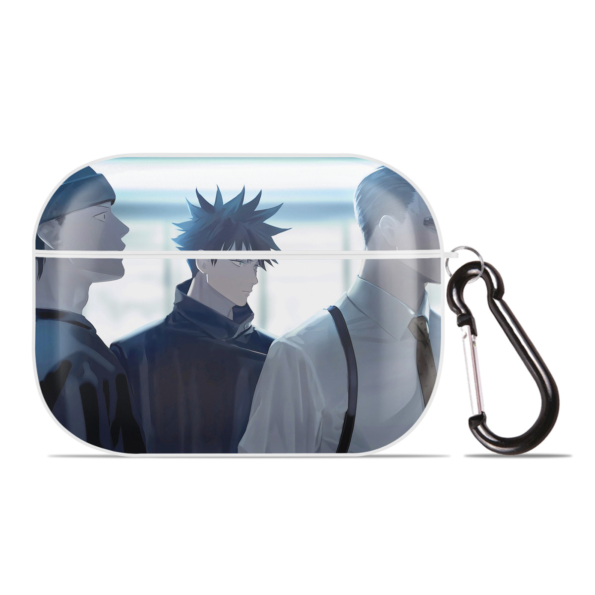 （画像用） 呪術廻戦 Jujutsu Kaisen 【AirPods Pro用】ハードシェル保護ケース 耐衝撃・防指紋・カラビナ付き商品仕様