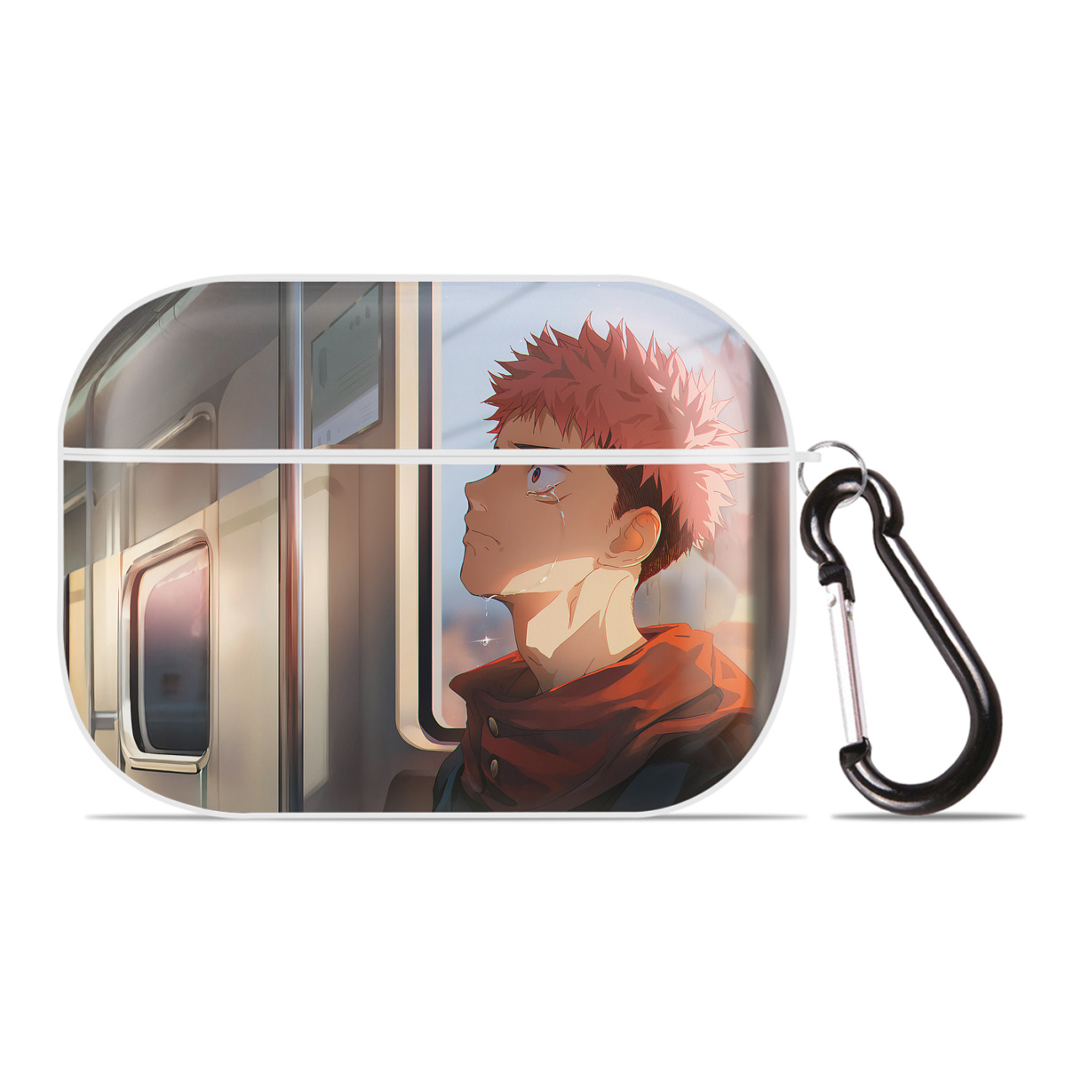 （画像用） 呪術廻戦 Jujutsu Kaisen 【AirPods Pro用】ハードシェル保護ケース 耐衝撃・防指紋・カラビナ付き商品仕様