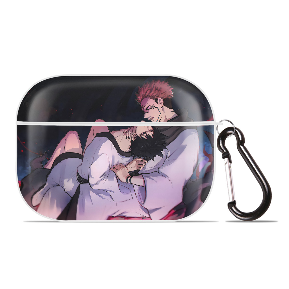 （画像用） 呪術廻戦 Jujutsu Kaisen 【AirPods Pro用】ハードシェル保護ケース 耐衝撃・防指紋・カラビナ付き商品仕様