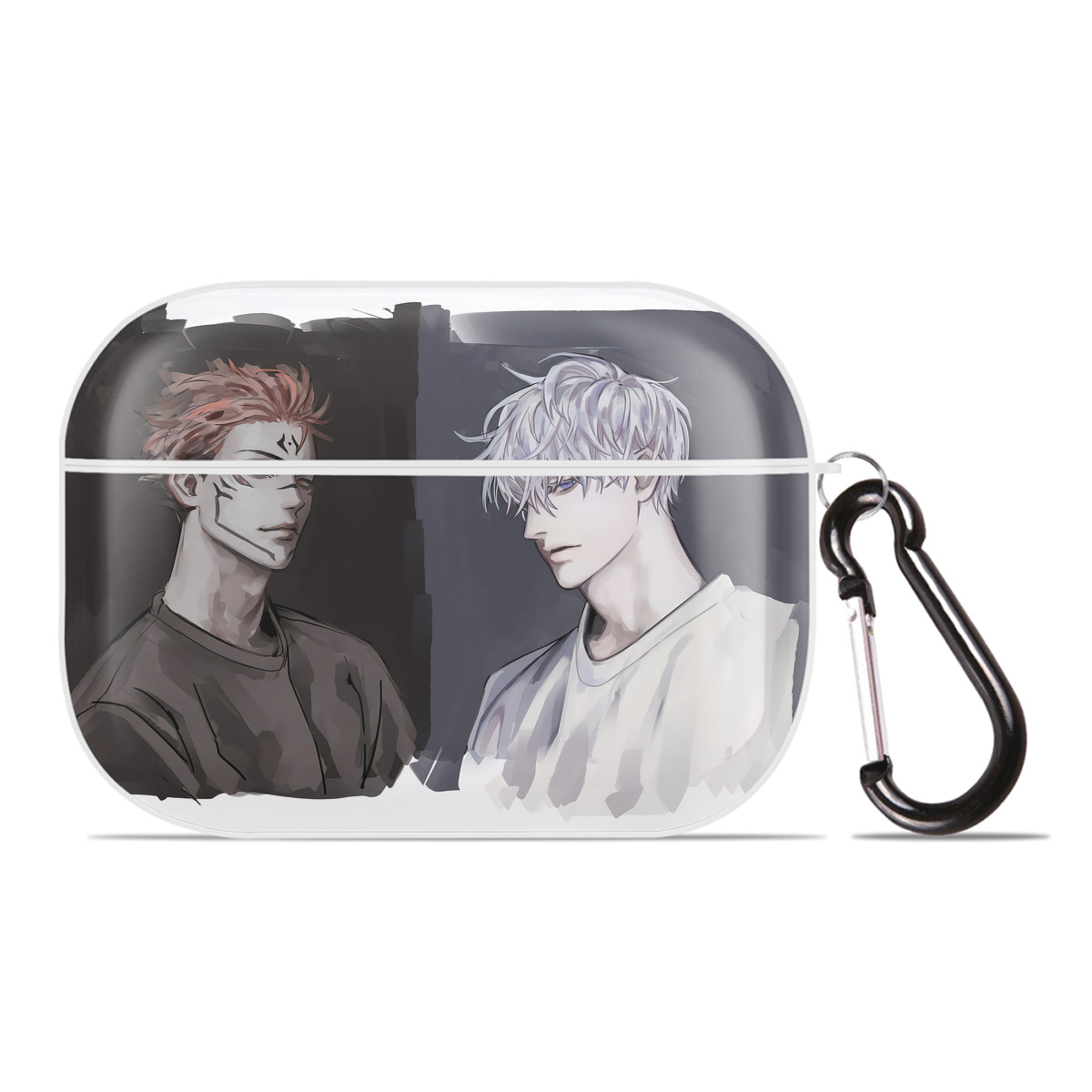 （画像用） 呪術廻戦 Jujutsu Kaisen 【AirPods Pro用】ハードシェル保護ケース 耐衝撃・防指紋・カラビナ付き商品仕様