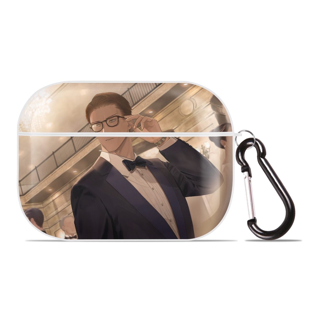 （画像用） 呪術廻戦 Jujutsu Kaisen 【AirPods Pro用】ハードシェル保護ケース 耐衝撃・防指紋・カラビナ付き商品仕様