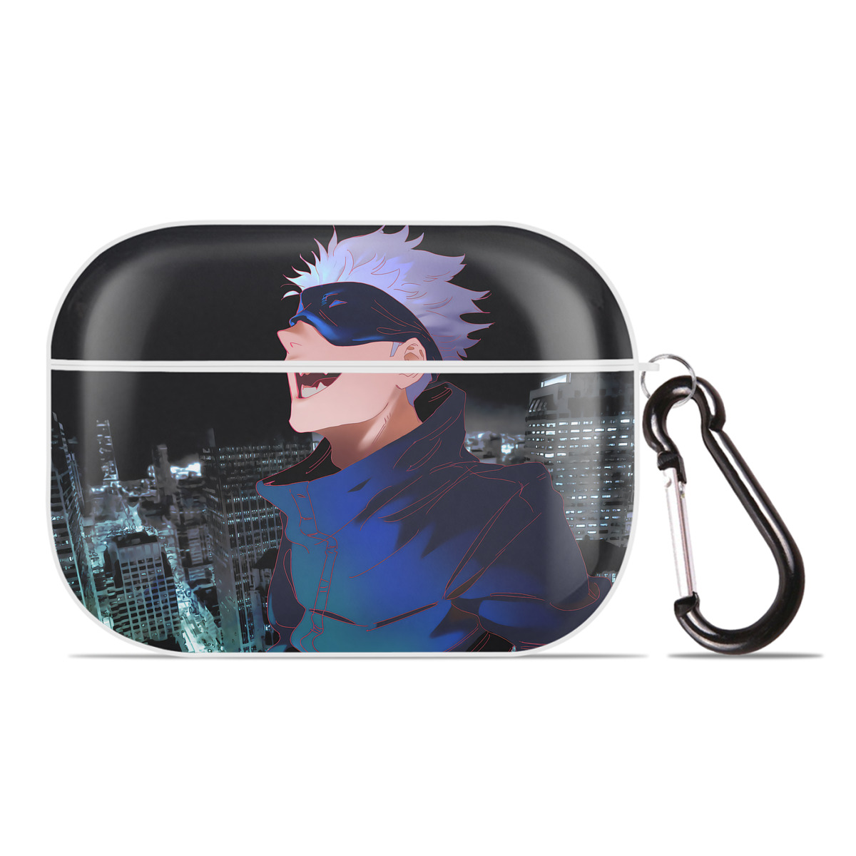 （画像用） 呪術廻戦 Jujutsu Kaisen 【AirPods Pro用】ハードシェル保護ケース 耐衝撃・防指紋・カラビナ付き商品仕様
