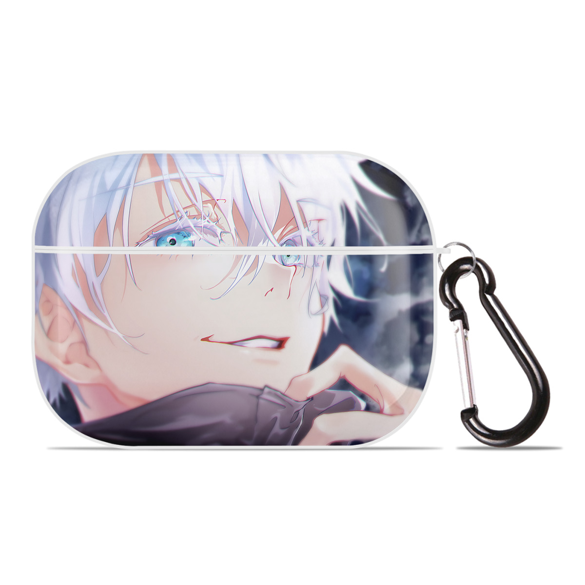 （画像用） 呪術廻戦 Jujutsu Kaisen 【AirPods Pro用】ハードシェル保護ケース 耐衝撃・防指紋・カラビナ付き商品仕様