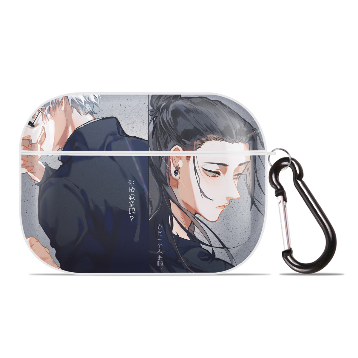 （画像用） 呪術廻戦 Jujutsu Kaisen 【AirPods Pro用】ハードシェル保護ケース 耐衝撃・防指紋・カラビナ付き商品仕様