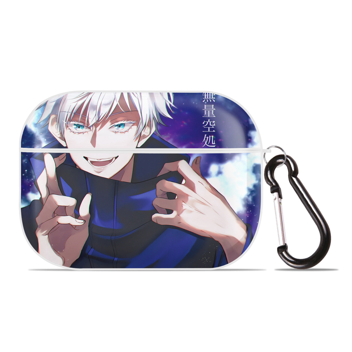（画像用） 呪術廻戦 Jujutsu Kaisen 【AirPods Pro用】ハードシェル保護ケース 耐衝撃・防指紋・カラビナ付き商品仕様