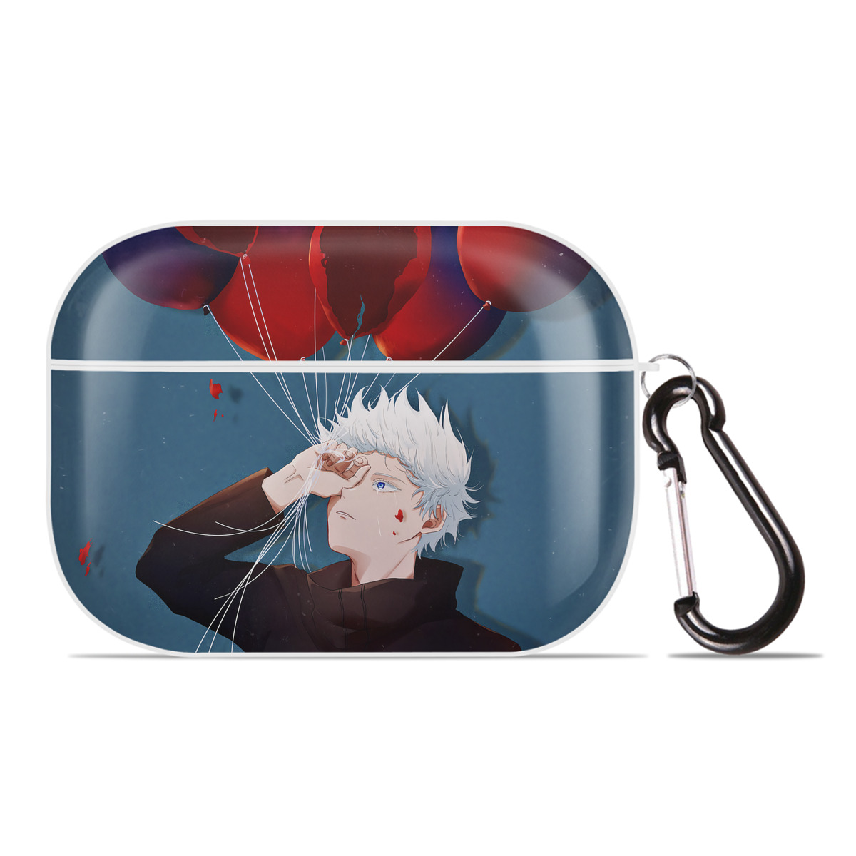 （画像用） 呪術廻戦 Jujutsu Kaisen 【AirPods Pro用】ハードシェル保護ケース 耐衝撃・防指紋・カラビナ付き商品仕様