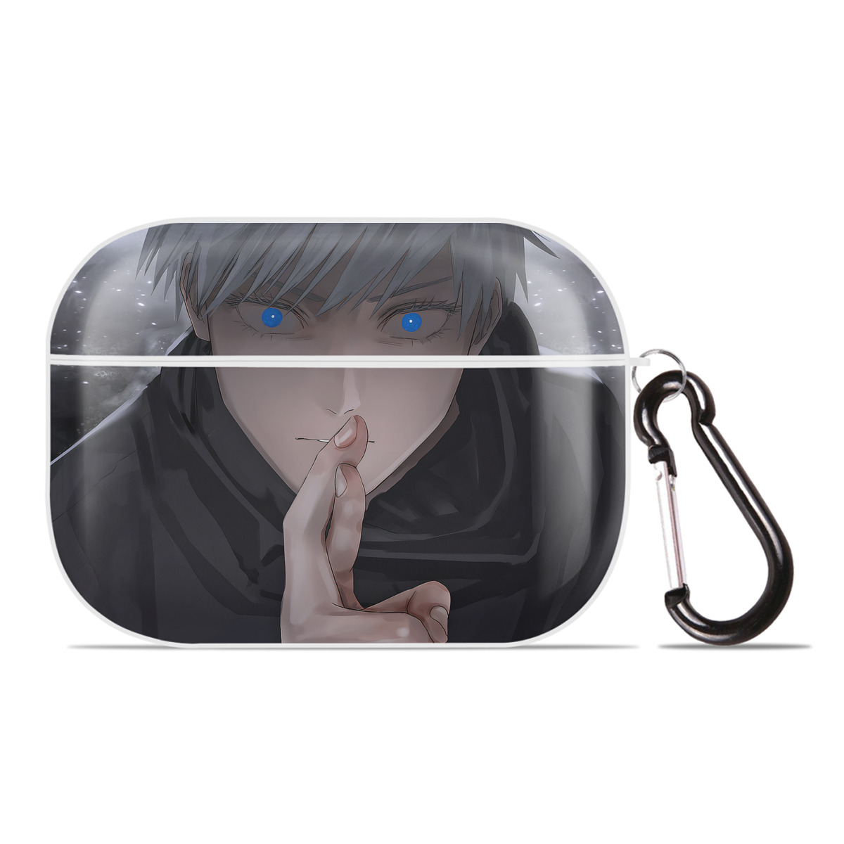 （画像用） 呪術廻戦 Jujutsu Kaisen 【AirPods Pro用】ハードシェル保護ケース 耐衝撃・防指紋・カラビナ付き商品仕様